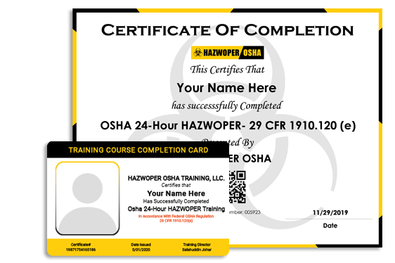 Osha 24 Hour HAZWOPER Online Training Course HAZWOPER OSHA