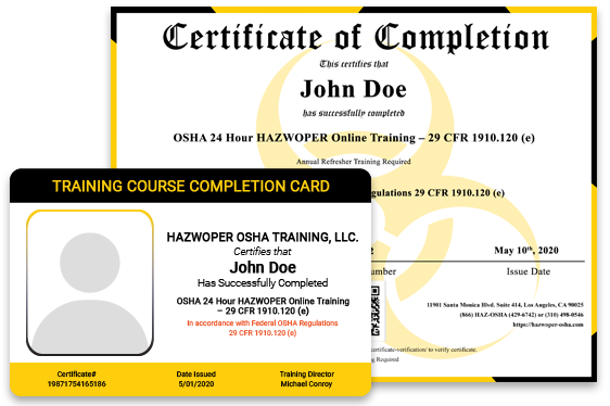 OSHA 24 Hour HAZWOPER Online Training Course HAZWOPER OSHA