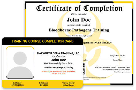 Bloodborne Pathogens Training