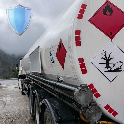 DOT Hazmat Function Specific Training: Security Awareness conceptual image of security during transportation