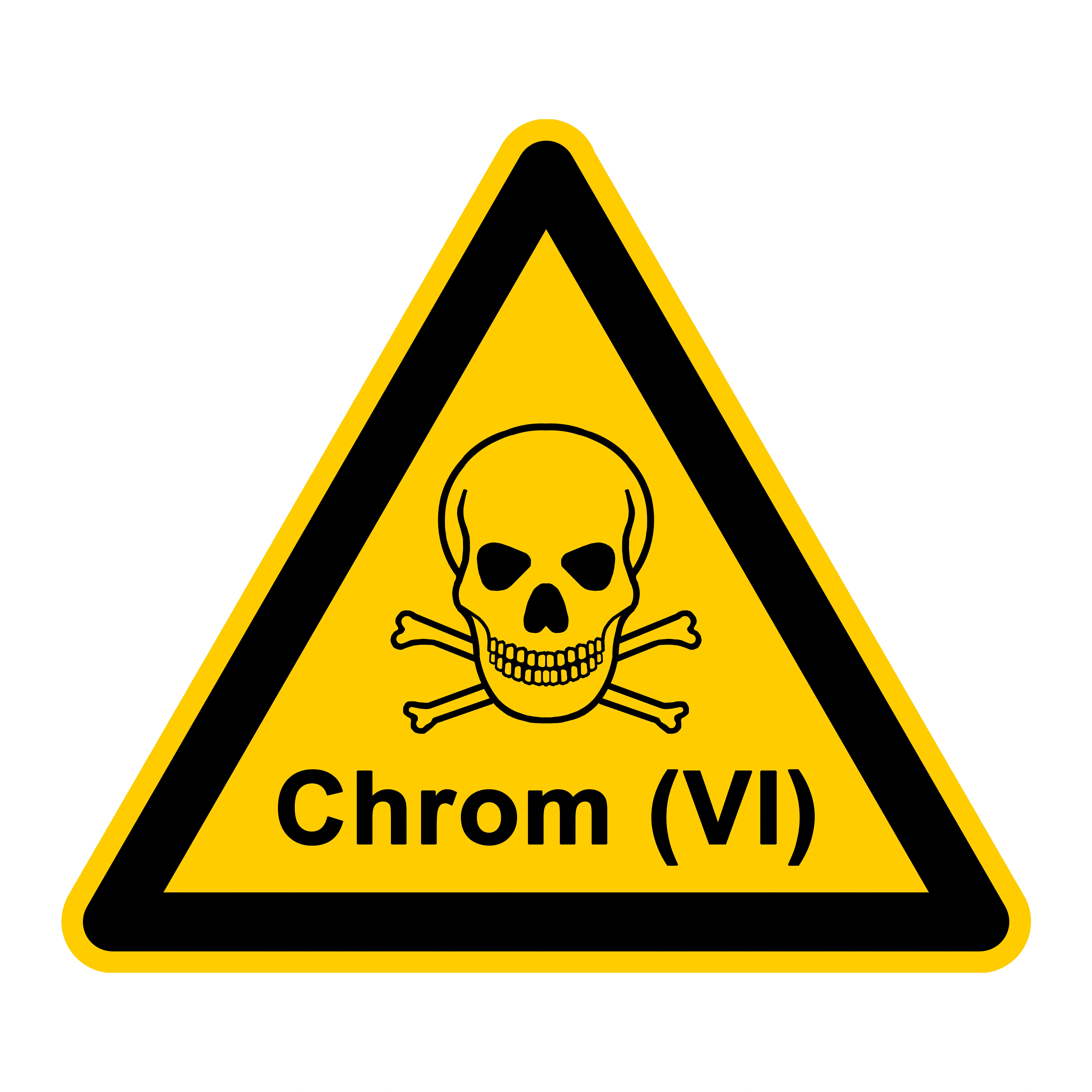 Hexavalent Chromium Hazards Warning Sign of Hexavalent Chromium