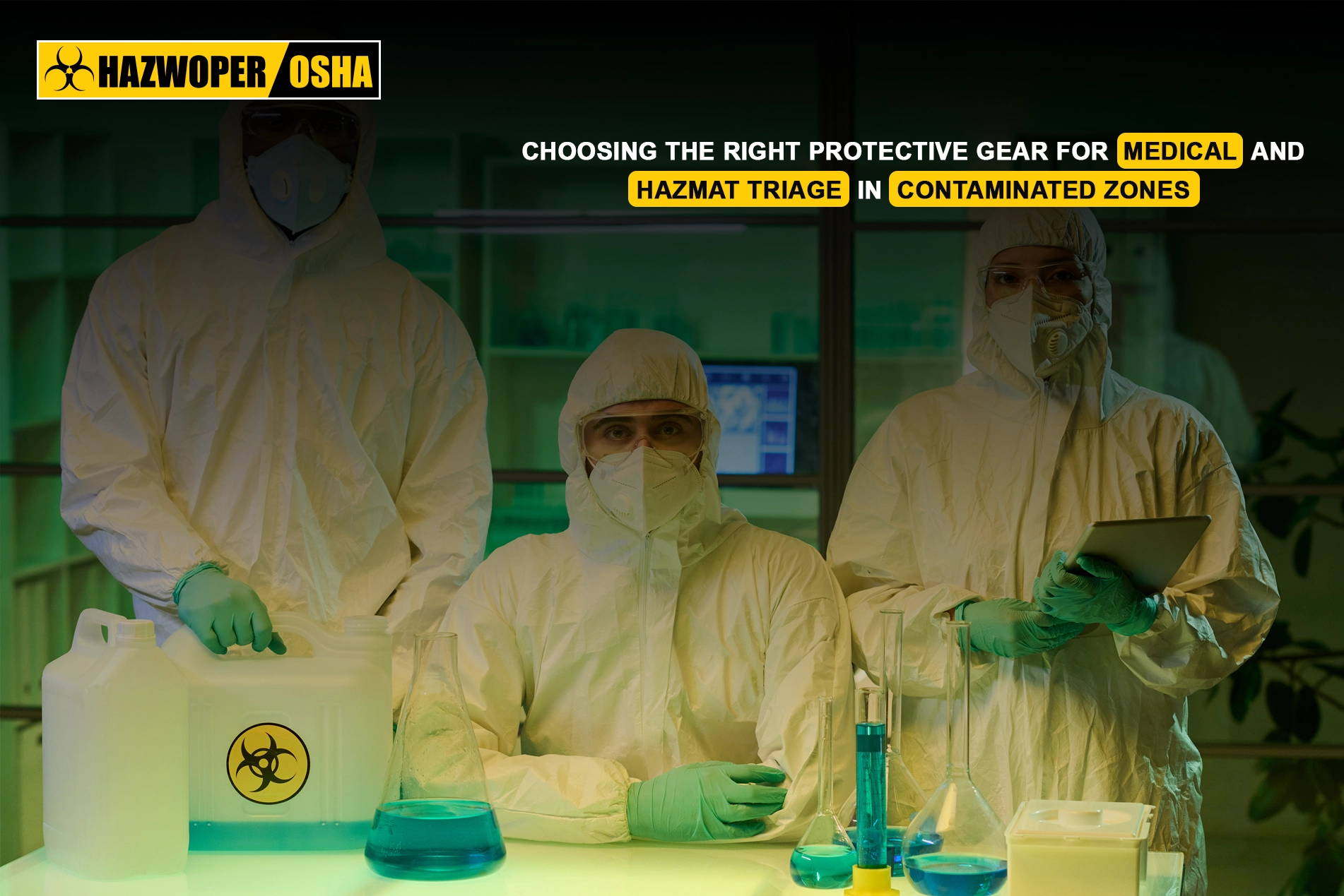 Choosing the Right Protective Gear for Medical and Hazmat Triage in Contaminated Zones