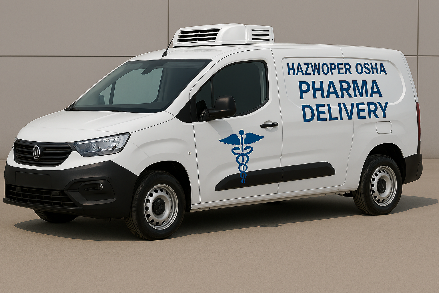 pharmaceutical delivery van.