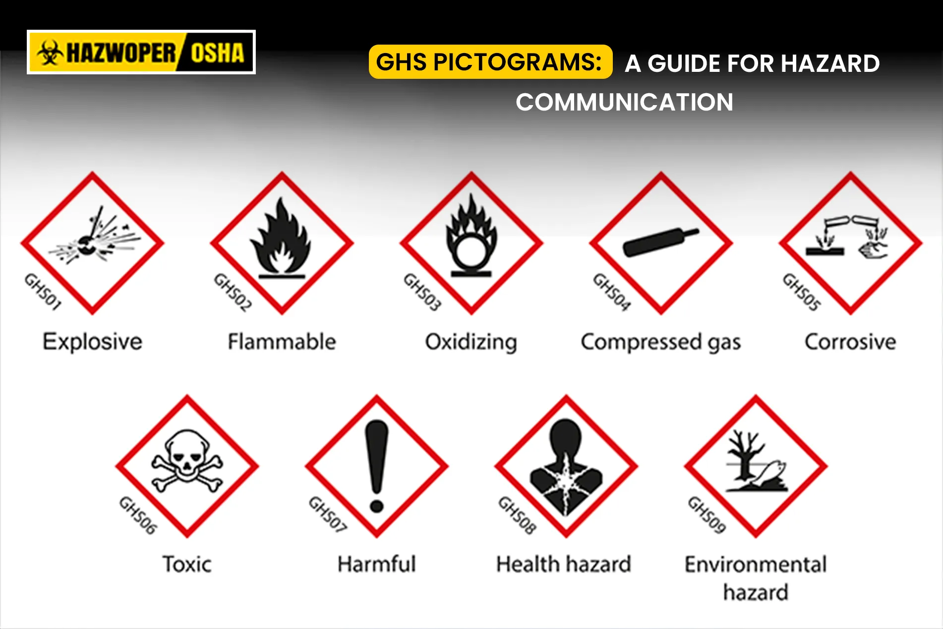 GHS Pictograms and their Meanings