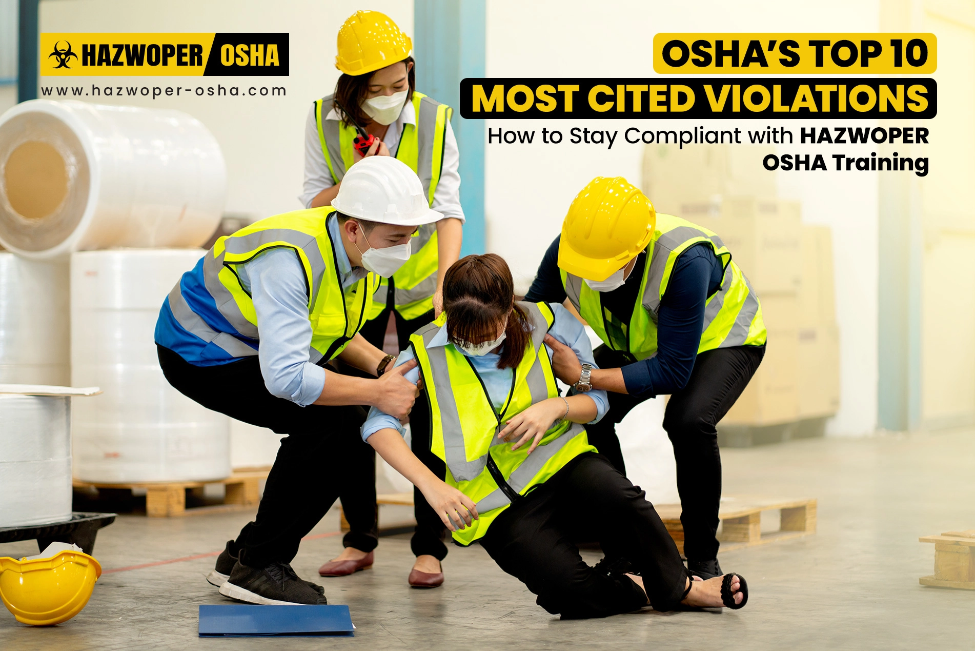OSHA’s Top 10 Most Cited Violations – How to Stay Compliant with HAZWOPER OSHA Training