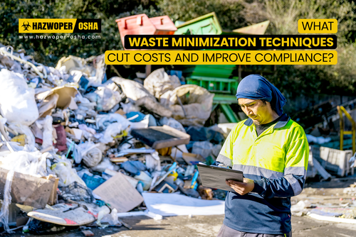 What Waste Minimization Techniques Cut Costs and Improve Compliance? What Waste Minimization Techniques Cut Costs and Improve Compliance?